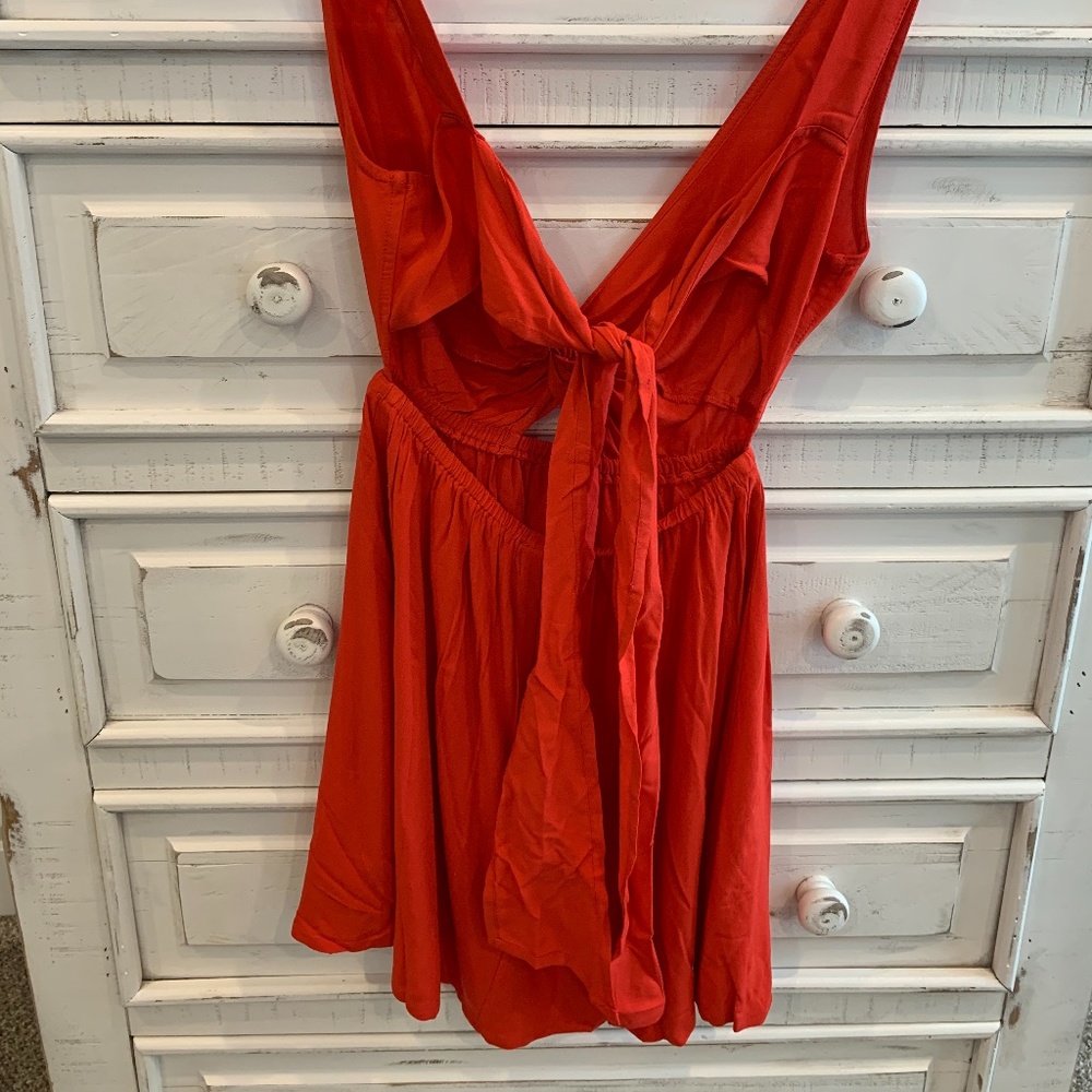 Red Short Romper @ ASOS - Picture 3 of 4